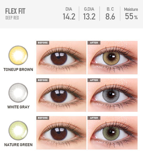 Deep Red - TORICA by Lensme