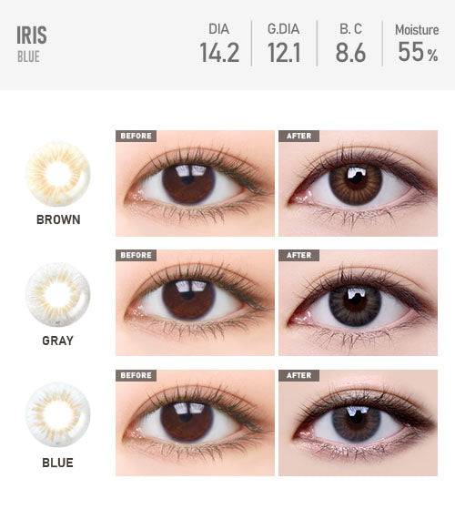 Iris Blue - TORICA by Lensme