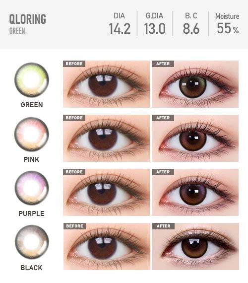 Qloring Green - TORICA by Lensme