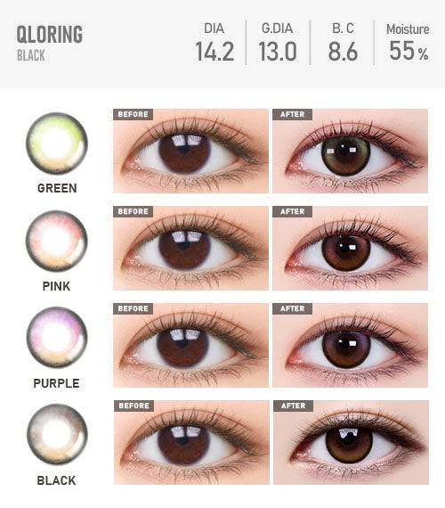 Qloring Black - TORICA by Lensme