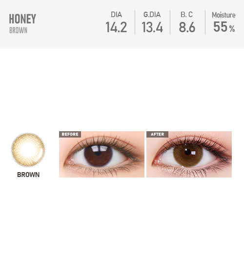 Honey Brown - TORICA by Lensme