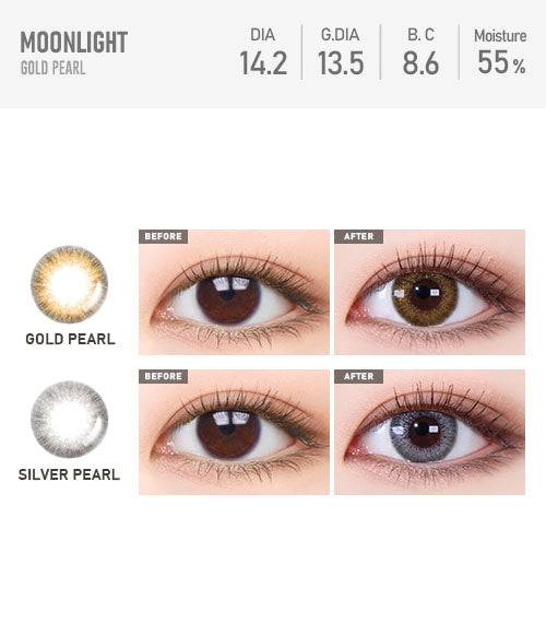 Moonlight Gold Pearl - TORICA by Lensme