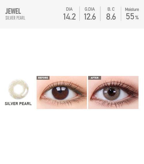 Jewel Silver Pearl - TORICA by Lensme